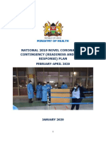 NATIONAL 2019 NOVEL CORONAVIRUS CONTINGENCY (READINESS AND EARLY RESPONSE) PLAN 