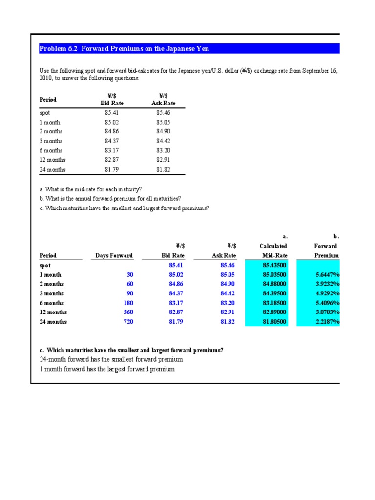 If | PDF | Japanese Yen | Arbitrage