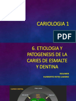 6, Ok Etiologia y Patogenesis de La Caries de Esmalte y Dentina PDF