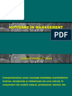  MOTIVAREA IN MANAGEMENT