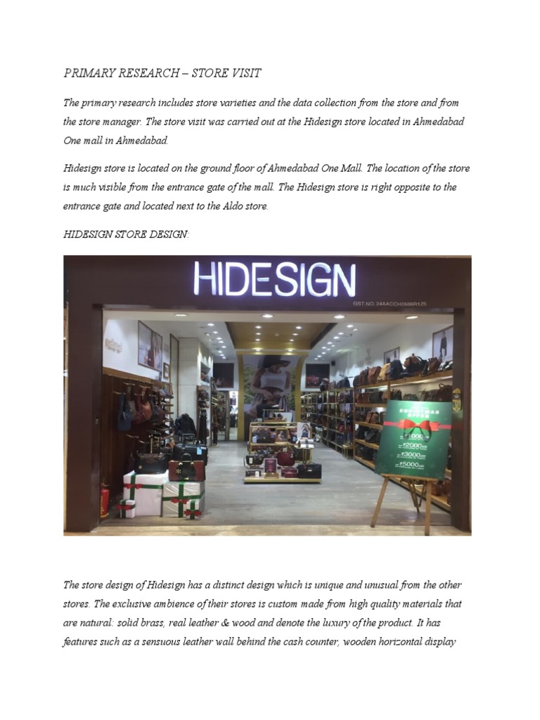 HIDESIGN PDF Brand Marketing