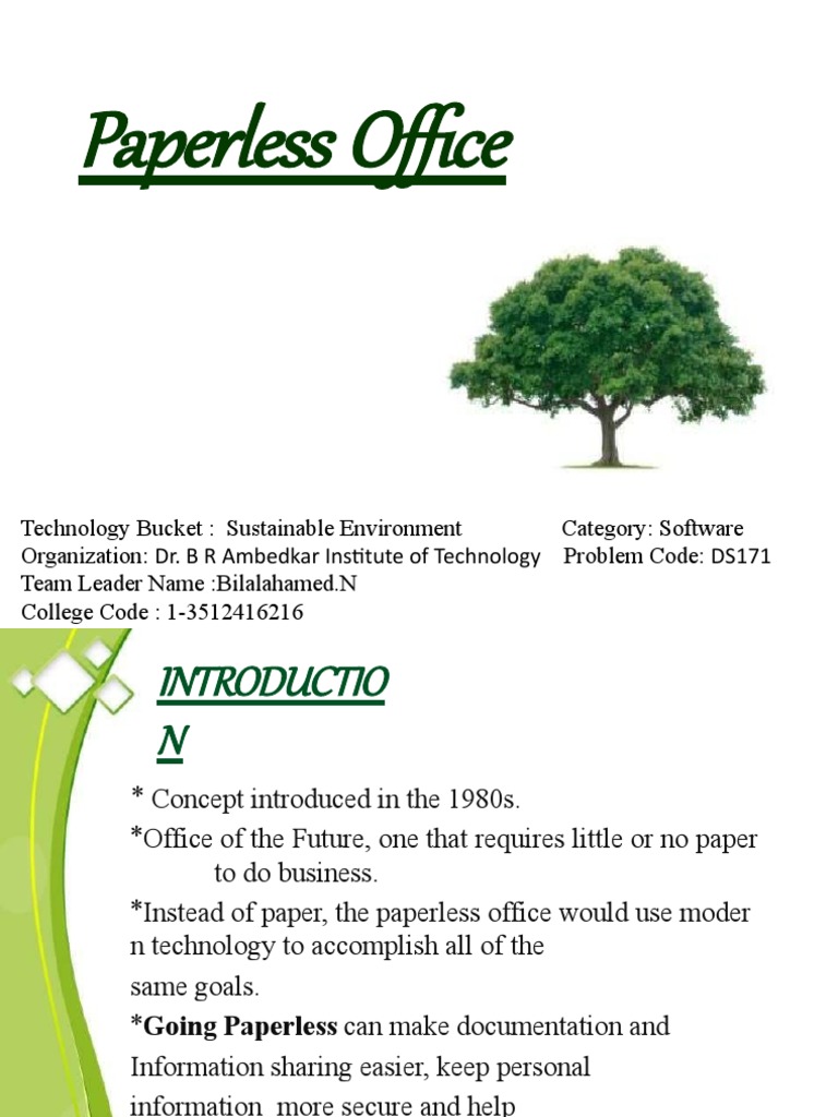 Benefits of Going Paperless | PDF | Computing | Digital Technology