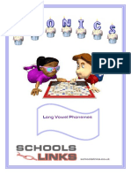 Phonics Workbook Long Vowel Phonemes