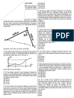 Questões de Física - Cinemática 2 PDF