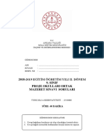 Mazeret Sınavıü PDF