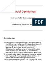 Financial Derivatives: Instruments For Risk Management