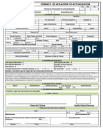 Formato de Afiliación y Actualizacion Persona Natural