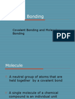 Chemical Bonding: Covalent Bonding and Molecular Bonding