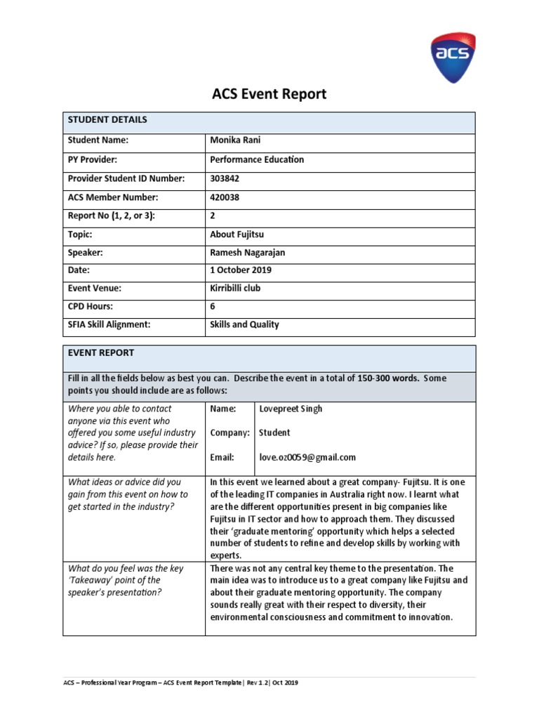 ACS Event Report 2.docx Mentorship Psychological Concepts