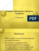Systemic Inflammatory Response Syndrome: A Summary