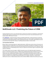 Balaji Ramachandran - SoftClouds LLC - Predicting The Future of CRM