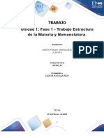 Formato Entrega Trabajo Colaborativo - Unidad 1 Fase 1 - Trabajo Estructura de La Materia y Nomenclatura - Grupo 20