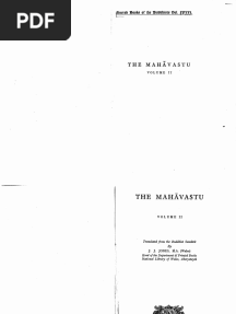 Mahavastu Vol Two 1952 Eng PDF