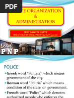 Police Organization and Administration PDF