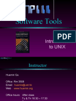 Software Tools: To Unix