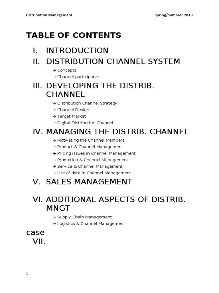 Overview of Distribution Management | PDF | Sales | Marketing