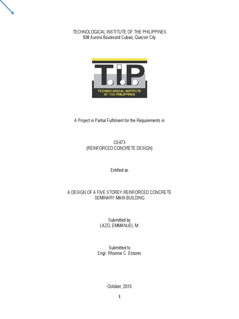 Five Storey Seminary Design Project | PDF | Structural Analysis | Beam ...