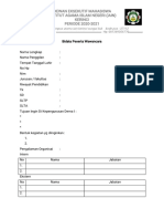 Biodata Dan Surat Pernyataan Dema I PDF
