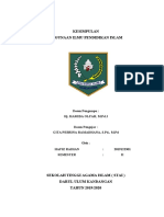 Hafiz Raihan (2019122301) Kesimpulan Kegunaan Ilmu Pendidikan Islam