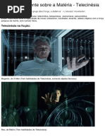 0 - O Poder da Mente Sobre a Matéria - Telecinésia