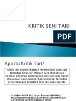 Kritik Seni Tari Kelas Xi PDF