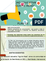 Diapositivas de Plan de Comunicacion