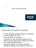 Contract of Sale of Goods Act