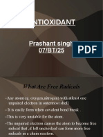Antioxidant: Prashant Singh 07/BT/25