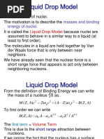 Part-04 Liquid Drop Model