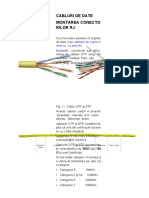 Montarea Conectorilor RJ45