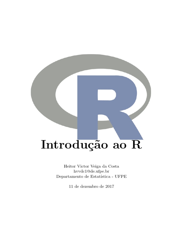 Apostila R PDF | PDF | Variação | Desvio padrão