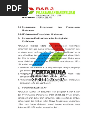 Bab 2 Laporan Pemantauan Spbu
