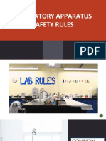 Laboratory Apparatus and Safety Rules