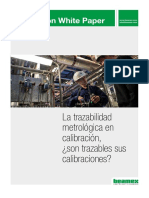 Beamex White Paper - Traceability in Calibration ESP