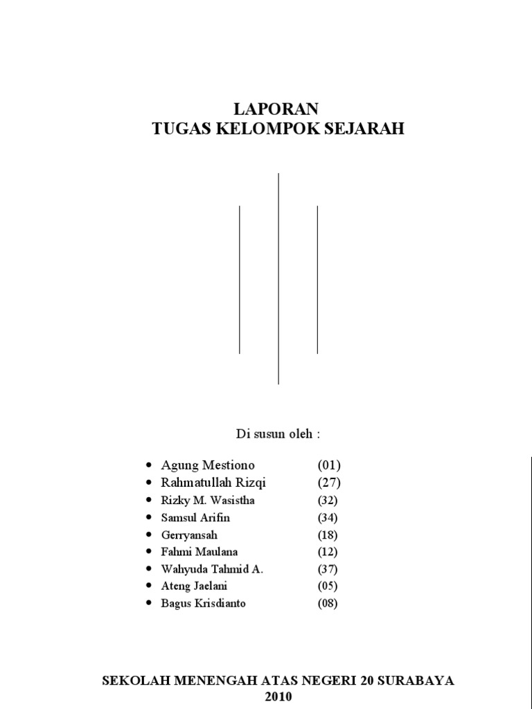 Laporan Tugas Kelompok Sejarah