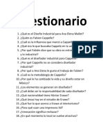 Cuestionario La Guia Del Diseño en Mexico. Diseño Industrial PDF