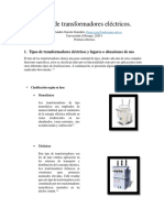 Tipos de Transformadores Eléctricos PDF