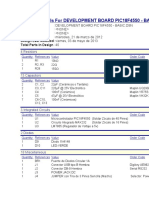 Lista de Materiales Development Board Pic18f4550 - Basic