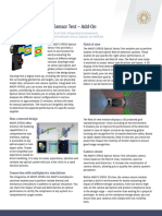 Technical Datasheet - ANSYS SPEOS - Optical Sensor Test PDF