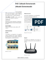 Cableado Estructurado PoE