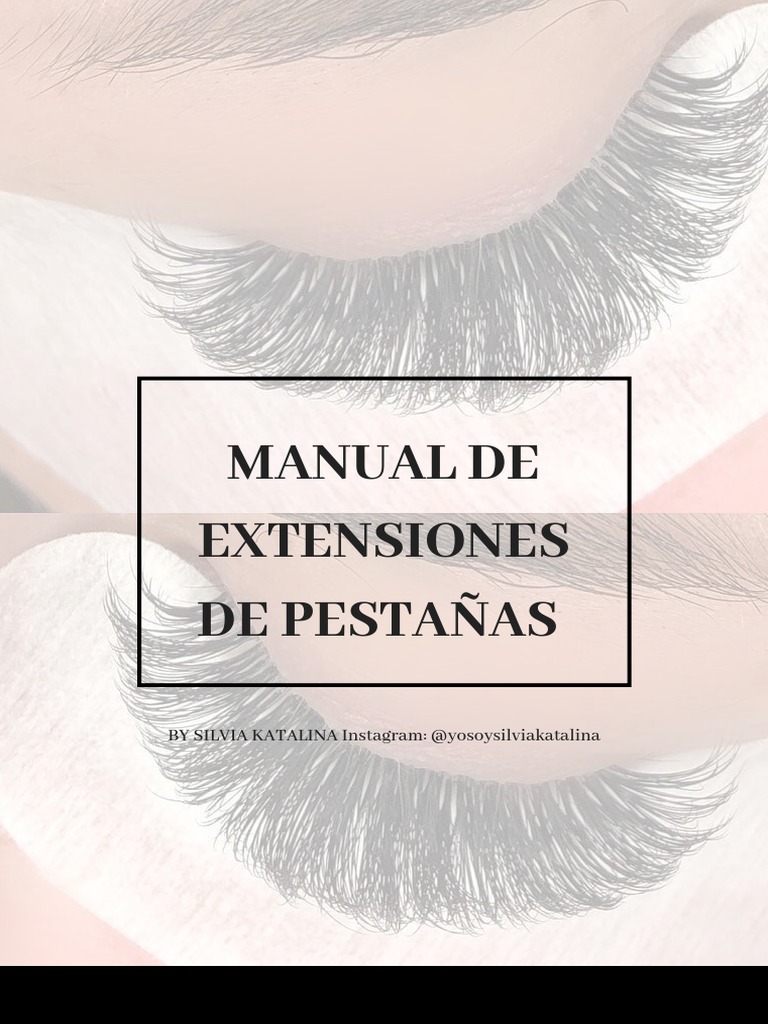 Manual de Extensiones de Pestañas | PDF | Ojo humano | Rasgos faciales