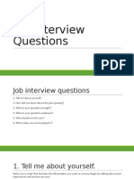 Job interview questions (1)