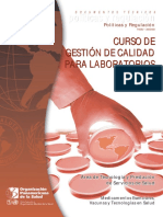 Curso de Gestion de Calidad Para Laboratorios