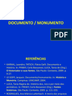 3o TEMA - DOCUMENTO MONUMENTO 1