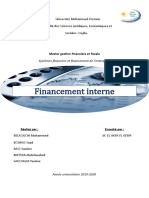 Financement Interne