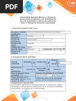 Guia de Actividades y Rubrica de Evaluacion - Paso 3 - Manual de Protocolo Empresarial