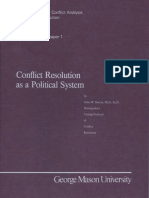 Conflict Resolution As A Political System by John W. Burton