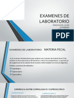 Examenes de Laboratorio