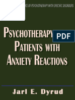Psychotherapy With Patients With Anxiety Reactions