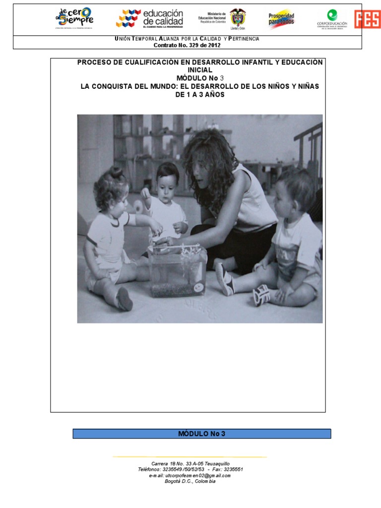 Desarrollo Infantil de 1 A 3 Años | PDF | Educación de la primera ...